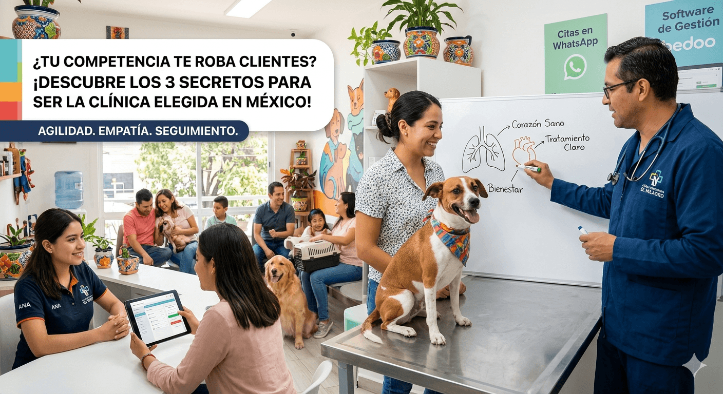 Imagen de portada para ¿Por qué eligen a la veterinaria de la otra cuadra y no a la tuya? 3 claves para destacar tu marca.